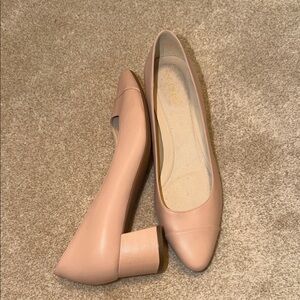 Cole Haan Blush Block Heel Pumps